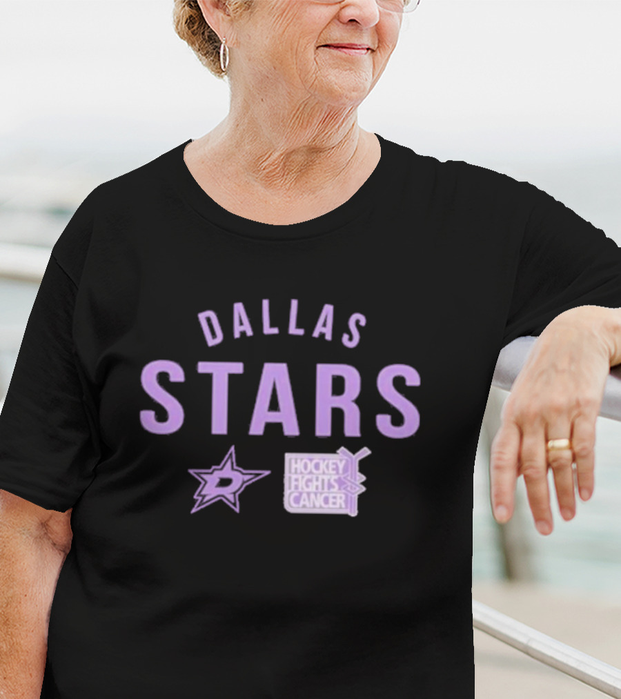Dallas Stars Hockey Fights Cancer T-Shirt