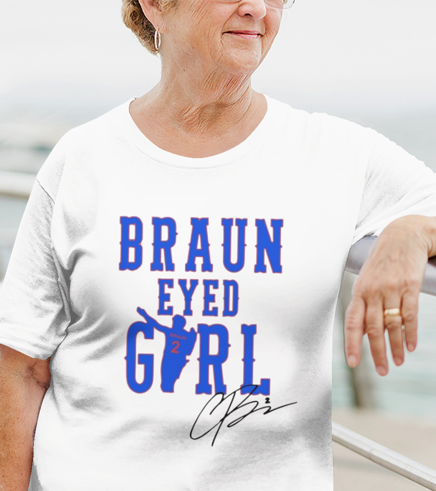 Braun Eyed Girl Christian Braun Signature Basketball T-Shirt