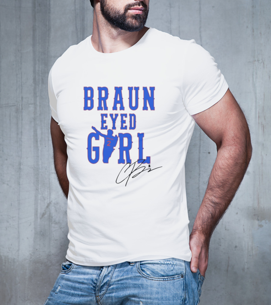 Braun Eyed Girl Christian Braun Signature Basketball T-Shirt