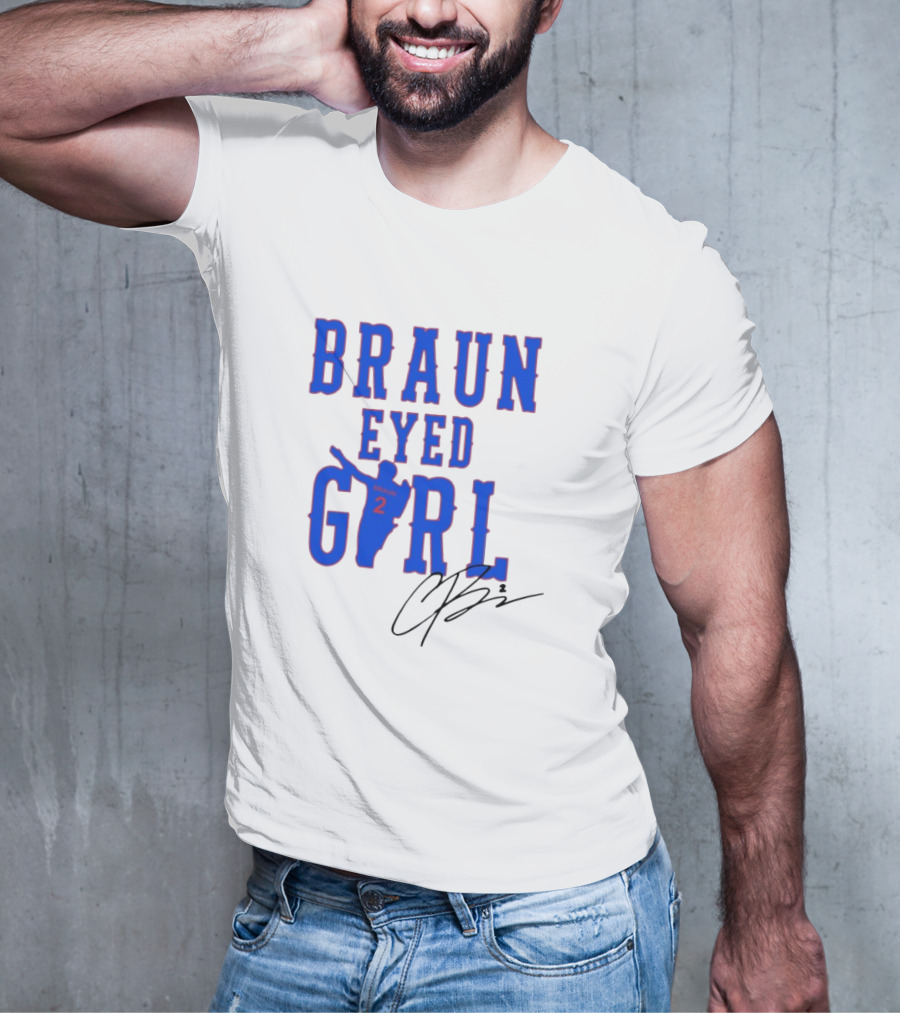 Braun Eyed Girl Christian Braun Signature Basketball T-Shirt