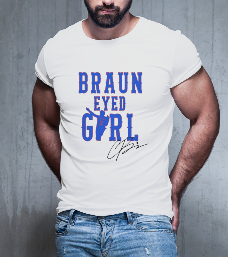 Braun Eyed Girl Christian Braun Signature Basketball T-Shirt