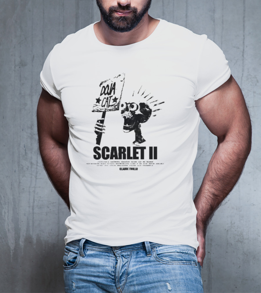 Doja Cat Scarlet II Claude Frollo Skull T-Shirt