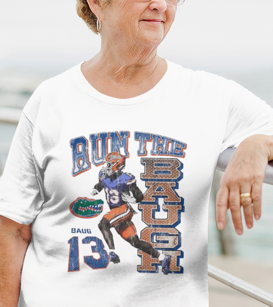 Run The Baugh Florida Gators Baug 13 Vintage T-Shirt