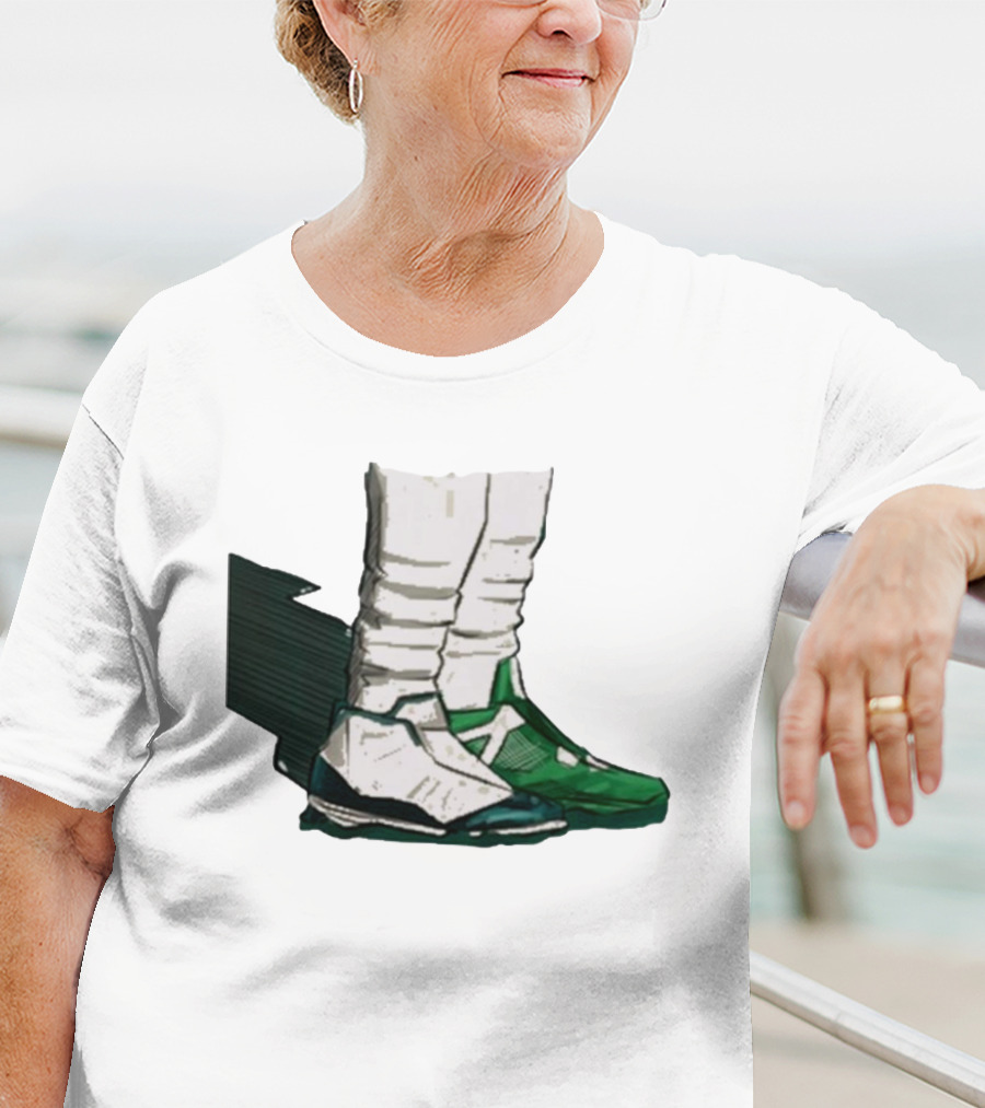 Jalen Hurts Two-Shoes Philadelphia Eagles NFL T-Shirt