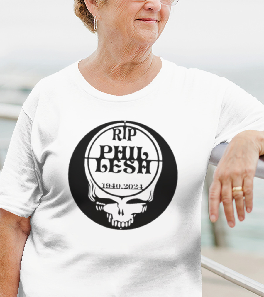 RIP Phil Lesh Grateful Dead Skull Logo 1940 T-Shirt