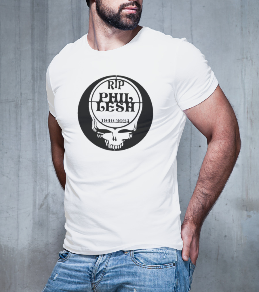 RIP Phil Lesh Grateful Dead Skull Logo 1940 T-Shirt