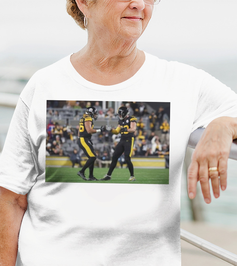 Pittsburgh Steelers T.J. Watt And Alex Highsmith Defensive Edge Duo Dominance T-Shirt
