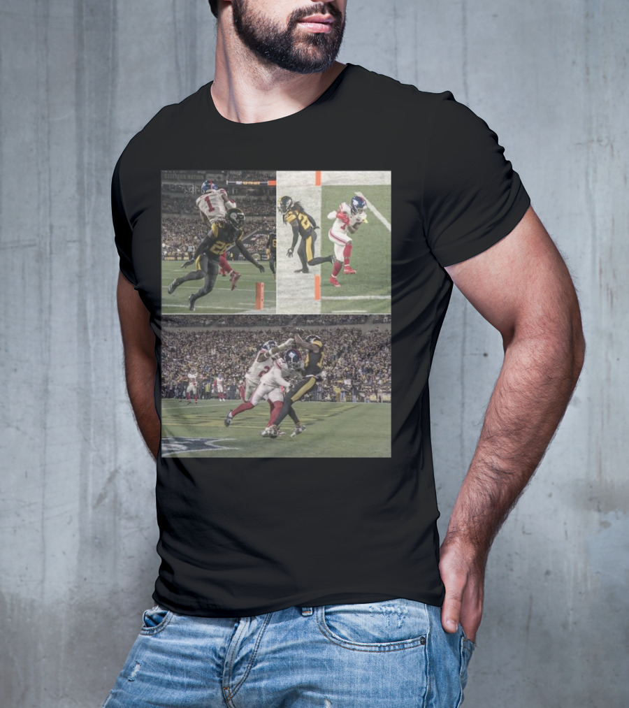 Malik Nabers George Pickens Both Close Scoring Touchdowns Football Moments T-Shirt