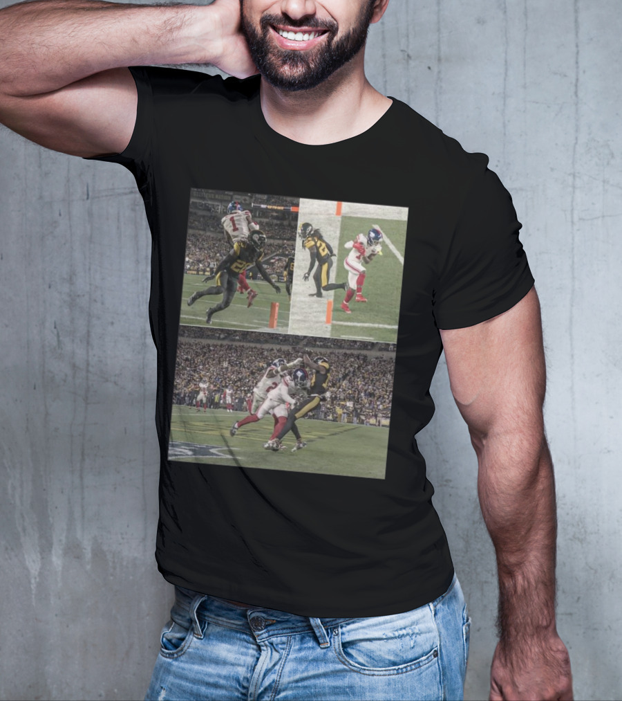 Malik Nabers George Pickens Both Close Scoring Touchdowns Football Moments T-Shirt