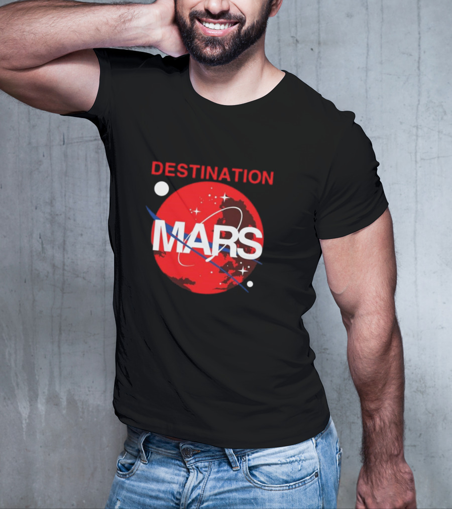 Buzz Aldrin Destination Mars NASA Space Exploration T-Shirt