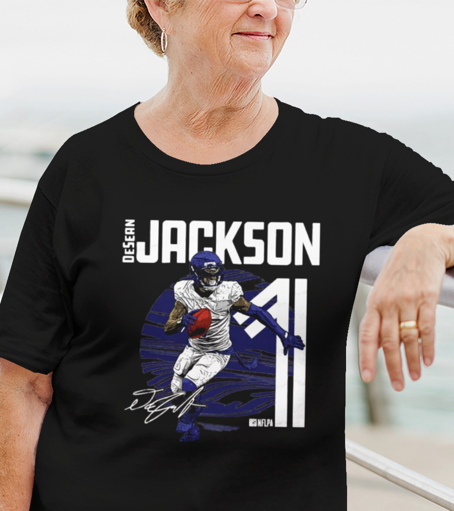 DeSean Jackson NFLPA Signature Baltimore Ravens Number 11 NFL T-Shirt