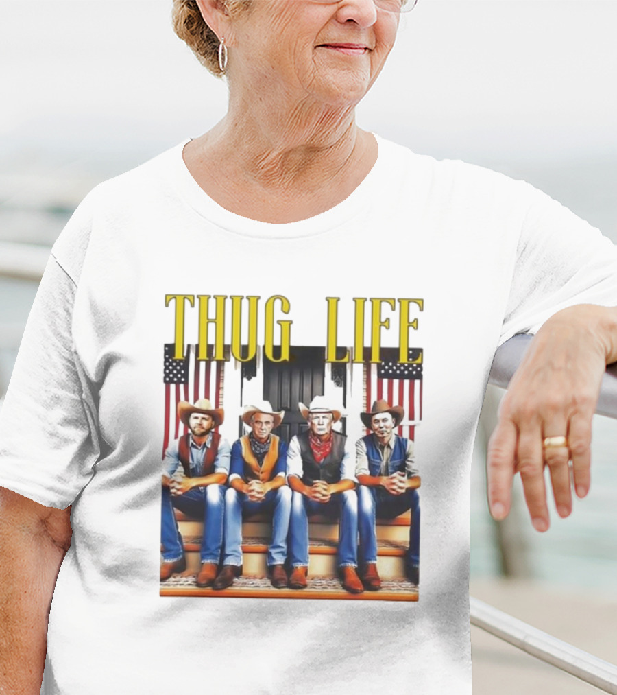 Thug Life Team Cowboys USA T-Shirt