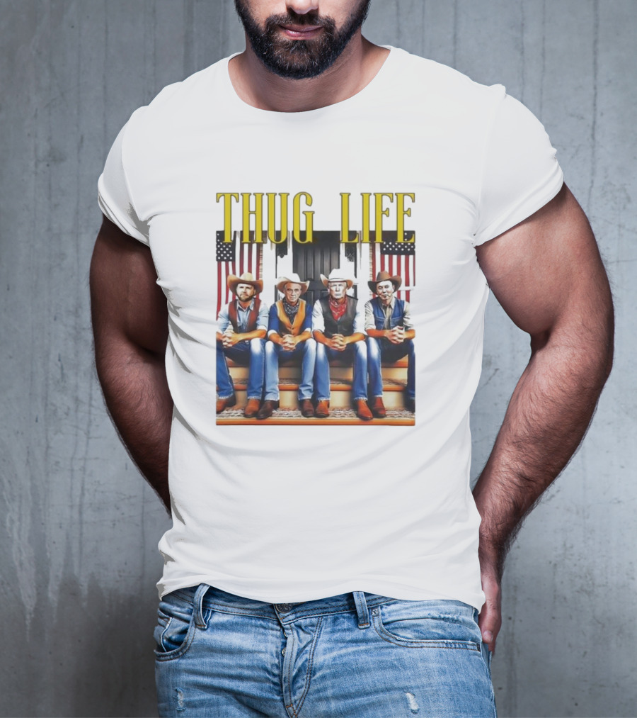 Thug Life Team Cowboys USA T-Shirt