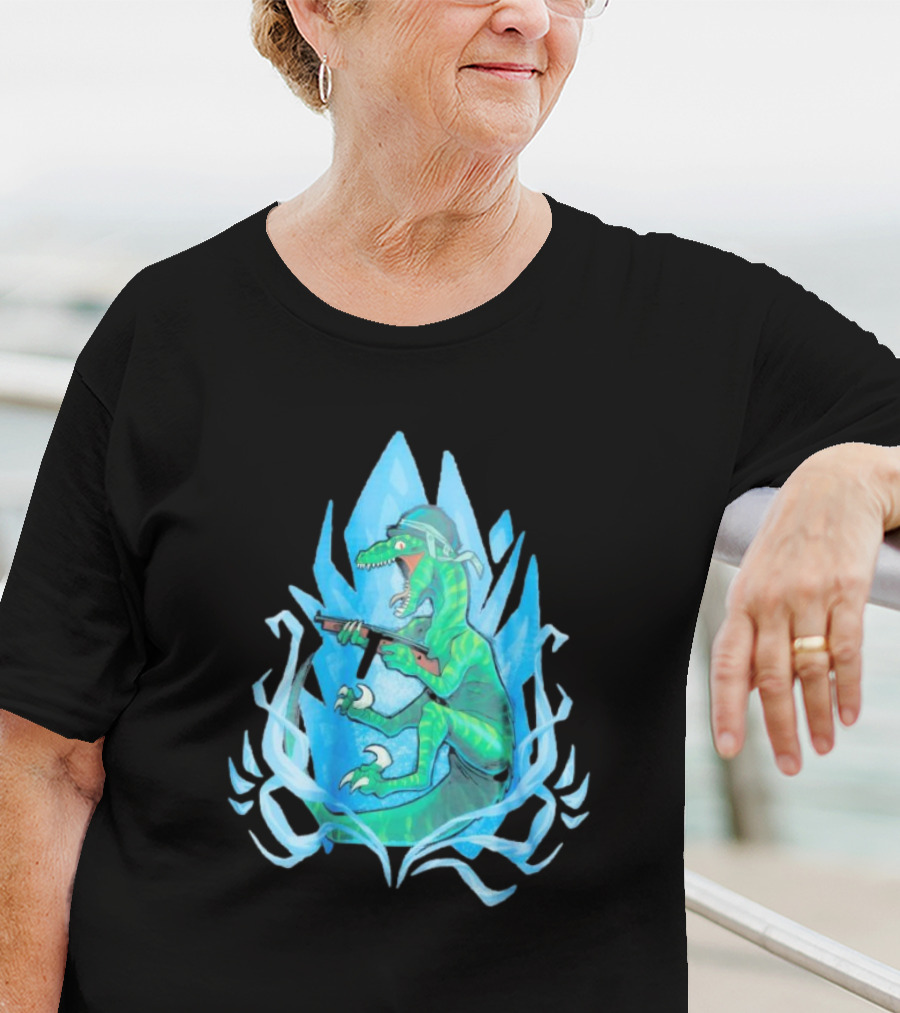 RubixRaptor Saberspark With Raptor And Maritime Horrors T-Shirt