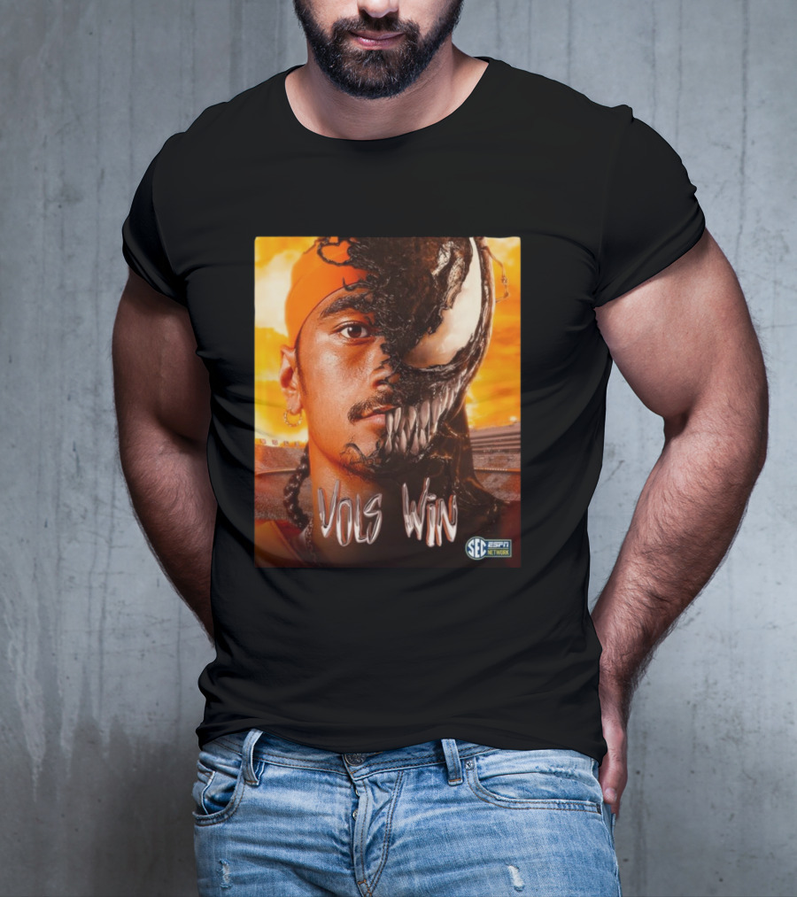 Tennessee Vols Win SEC Network Dark Mode Inspired By Venom T-Shirt