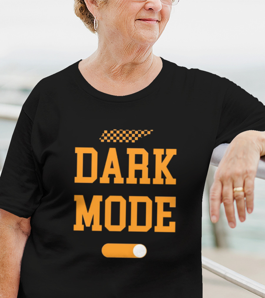 Tennessee Vols Dark Mode On Knoxtalgia Checkerboard T-Shirt