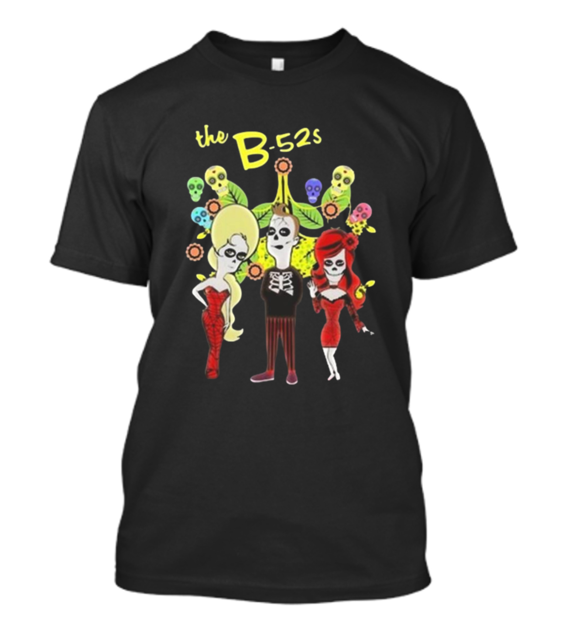 The B-52s Day Of The Dead Inspired Chicago Tour T-Shirt