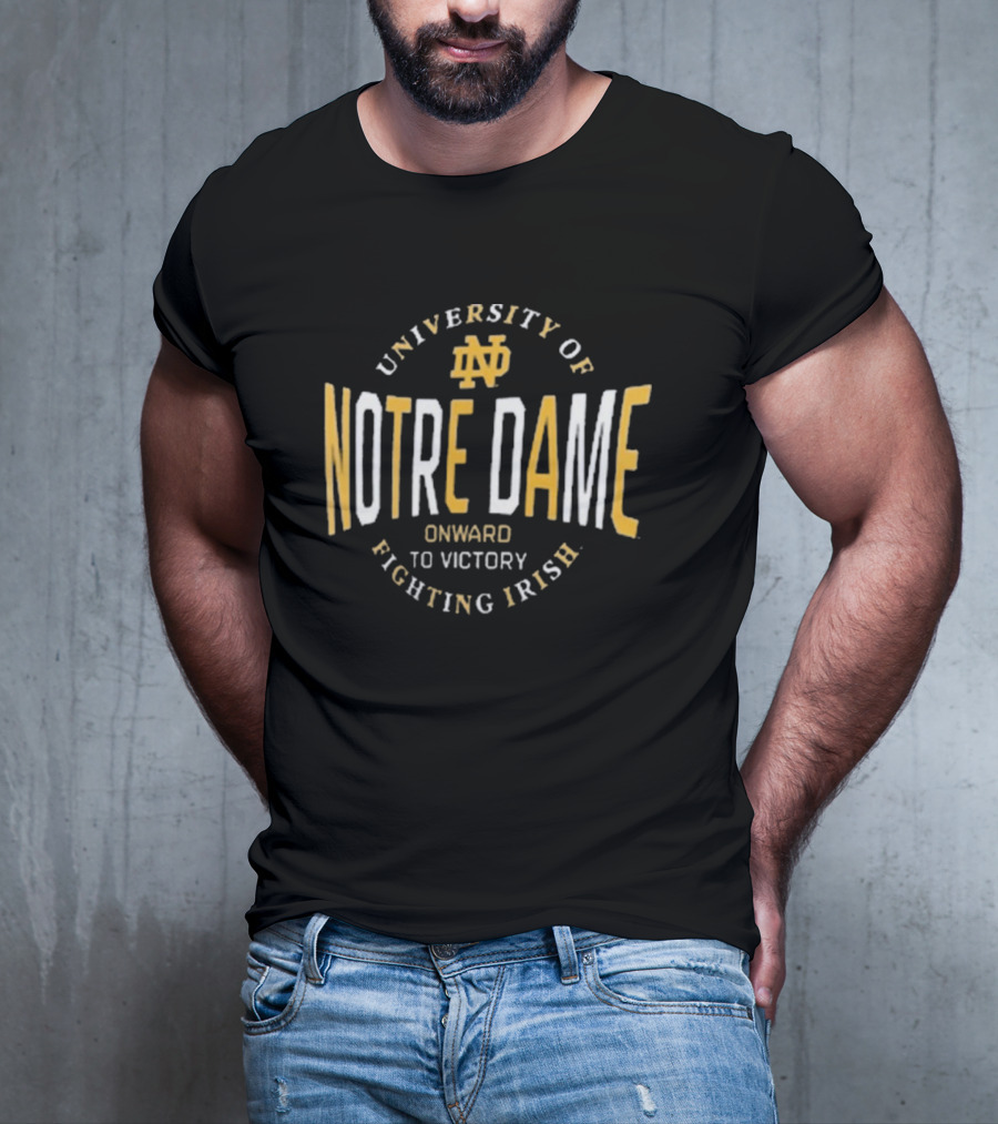 University Of Notre Dame Onward To Victory Fighting Irish T-Shirt