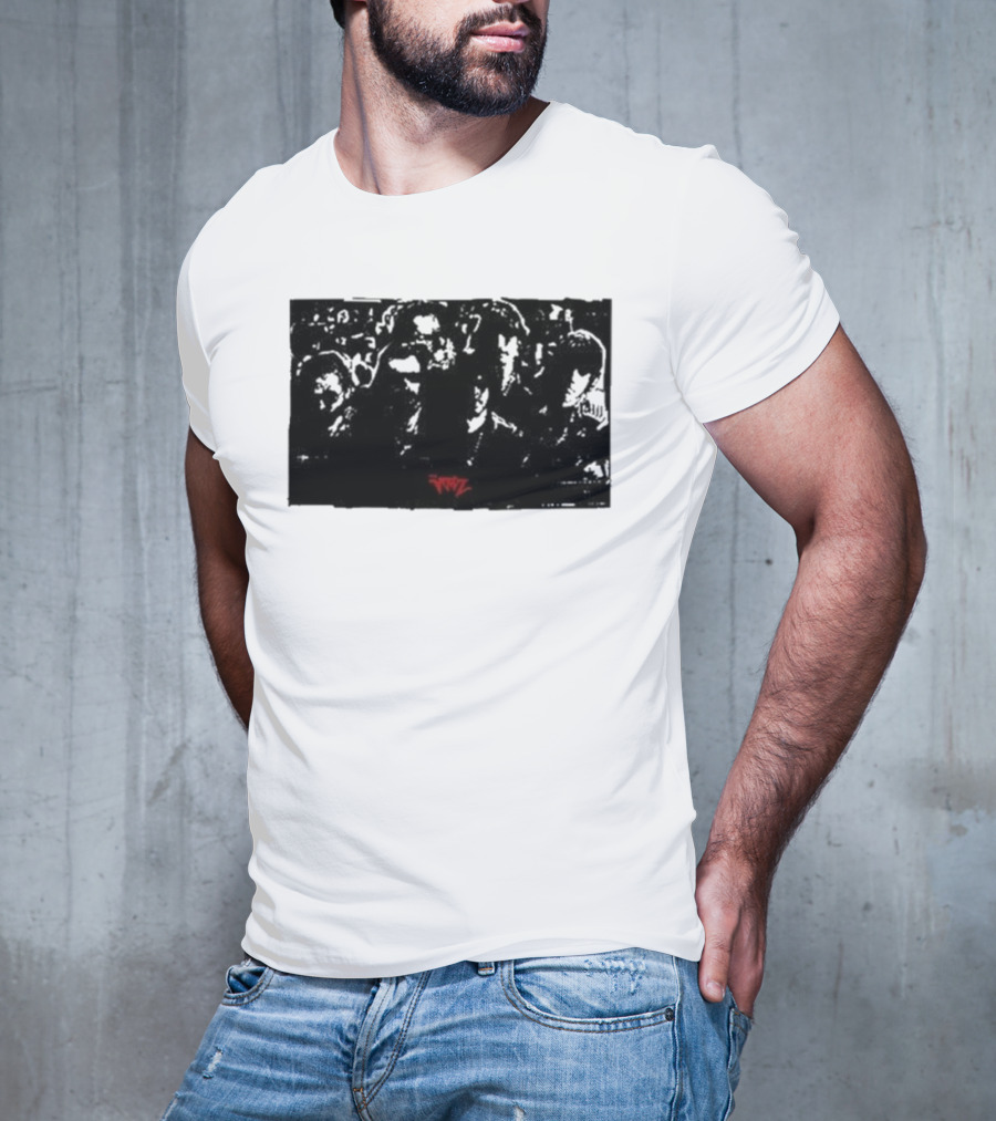 The Voidz Group Photo Black And Red Album Cover Aesthetic T-Shirt