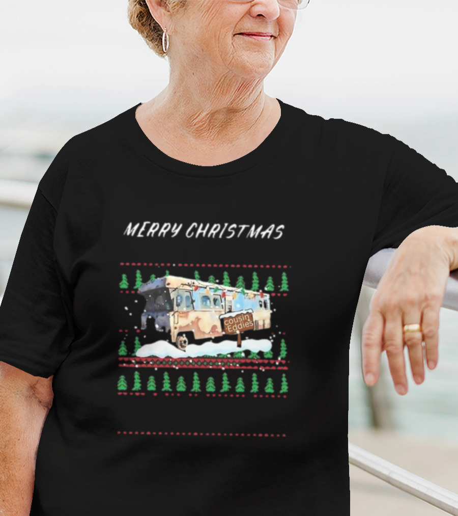 Merry Christmas Cousin Eddie's RV National Lampoon's Christmas Vacation T-Shirt