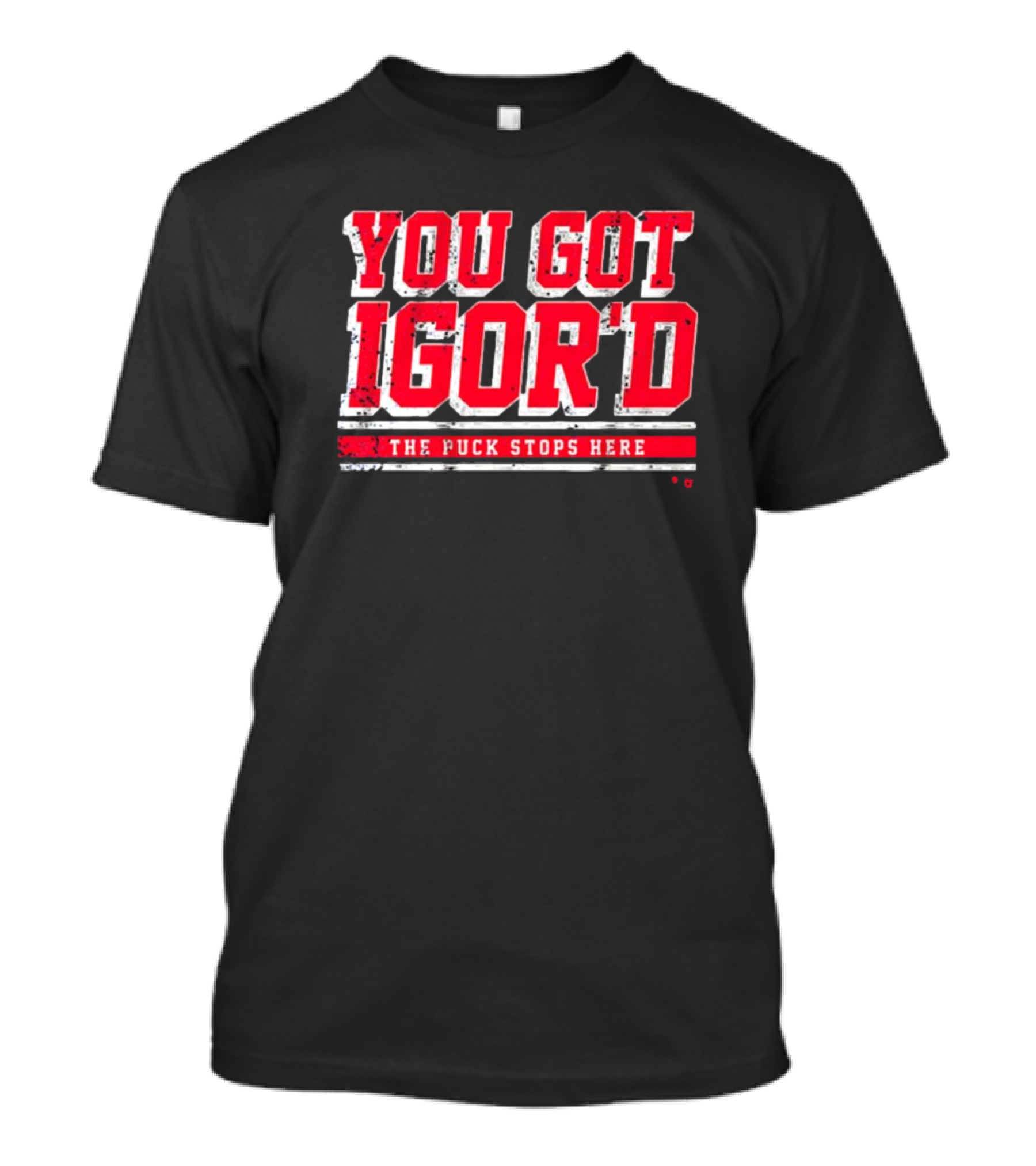 You Got Igor’d The Puck Stops Here New York Rangers NHL Gor Shesterkin T-Shirt