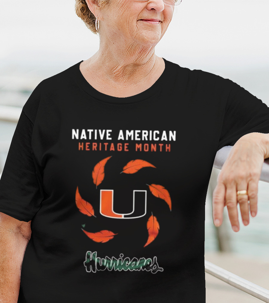 Native American Heritage Month Miami Hurricanes T-Shirt