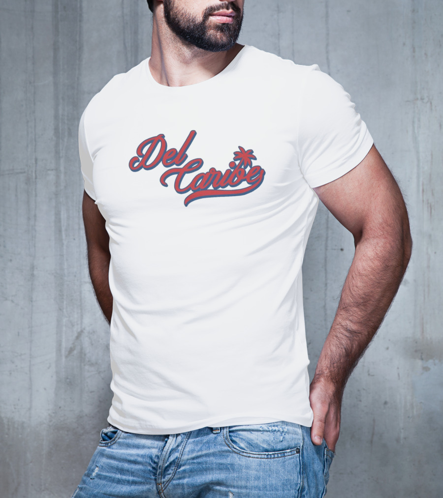 Del Caribe Palm Tree Sports T-Shirt
