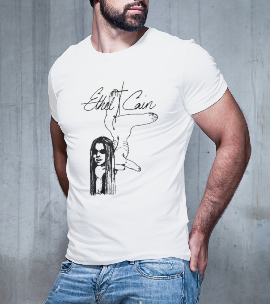 Ethel Cain Inbred Reissue Art Sketch T-Shirt