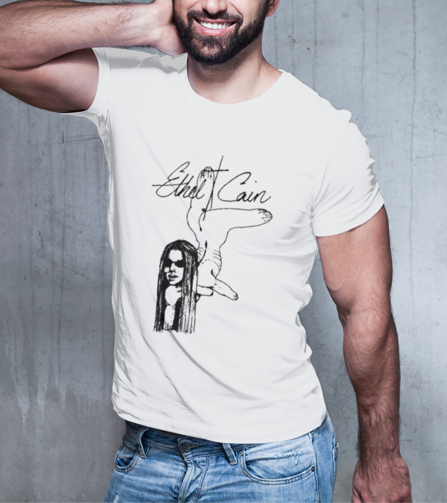 Ethel Cain Inbred Reissue Art Sketch T-Shirt