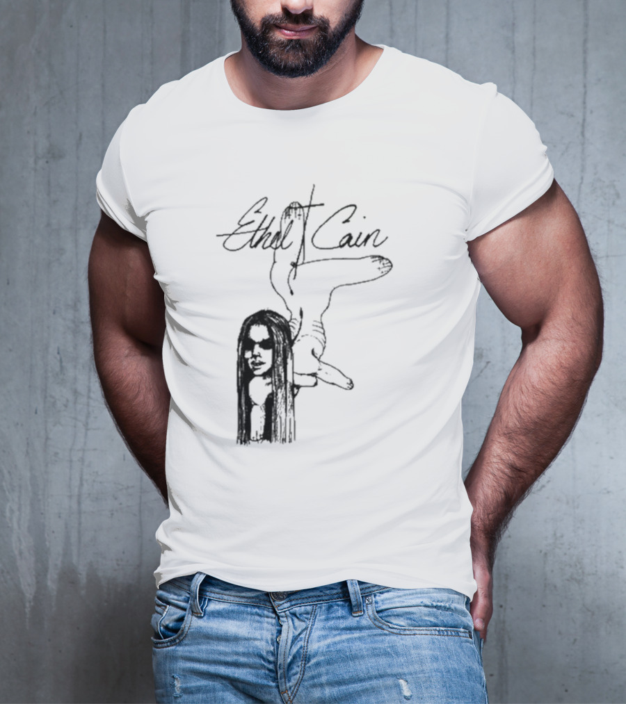 Ethel Cain Inbred Reissue Art Sketch T-Shirt