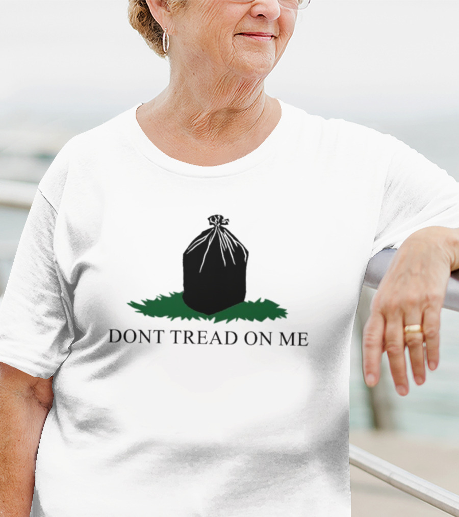 Garbage Bag Dont Tread On Me Iconic T-Shirt