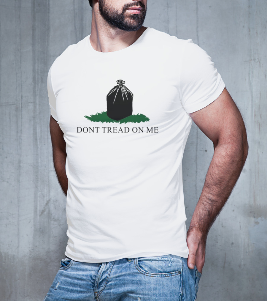 Garbage Bag Dont Tread On Me Iconic T-Shirt