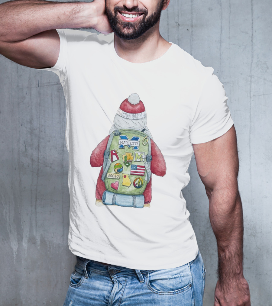 Santa Marietta 30060 Backpack Merry Christmas T-Shirt