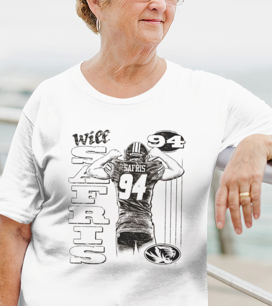 Will Safris 94 Missouri Tigers Football Player T-Shirt