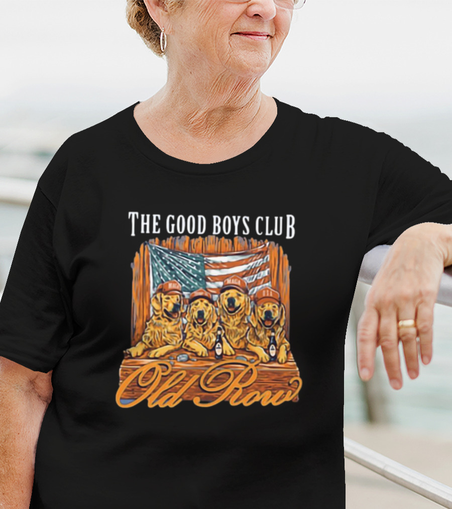 Old Row The Good Boys Club MAGA American Flag T-Shirt