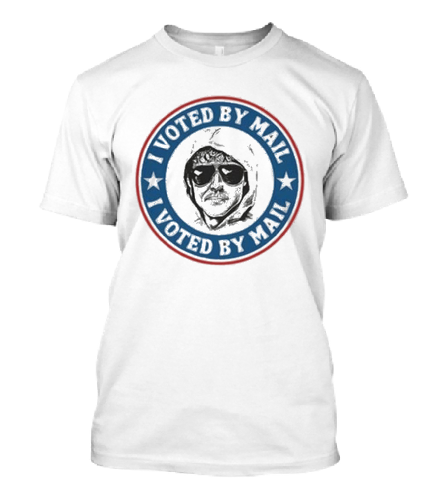 I Voted By Mail Hoodie Guy Thermostat Question T-Shirt