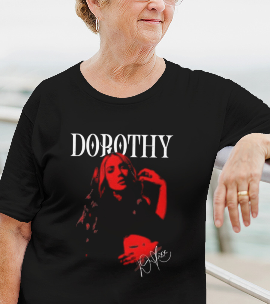 Dorothy Red Portrait Signature T-Shirt