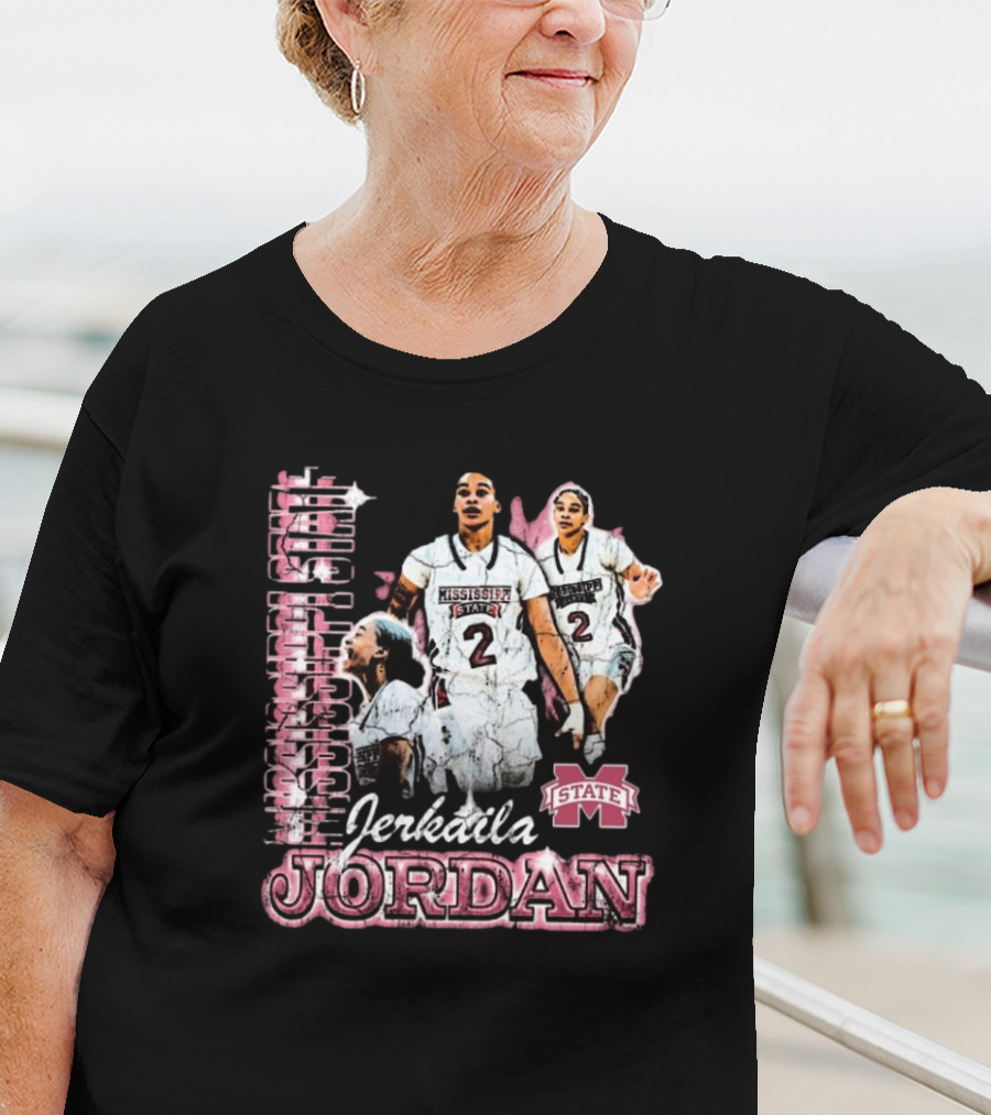 Erkaila Jordan Mississippi State Bulldogs Basketball 90s Aesthetic T-Shirt