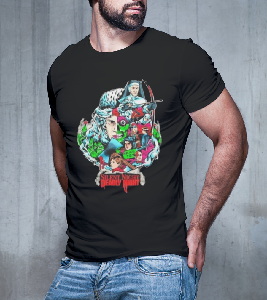 Terrorthreads Silent Night Deadly Night Unwrapping The Horror T-Shirt