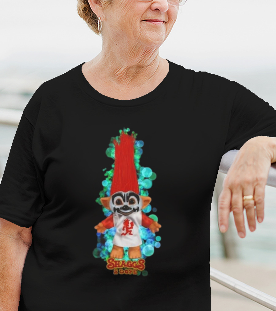 Shaggs 2 Dope Troll Doll With Red Hair And Insane Clown Posse Face Paint T-Shirt