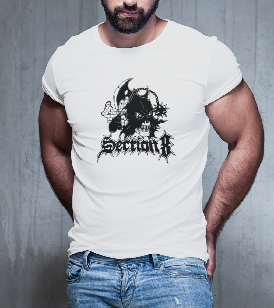 Section8la Store Executor Gothic Warrior T-Shirt