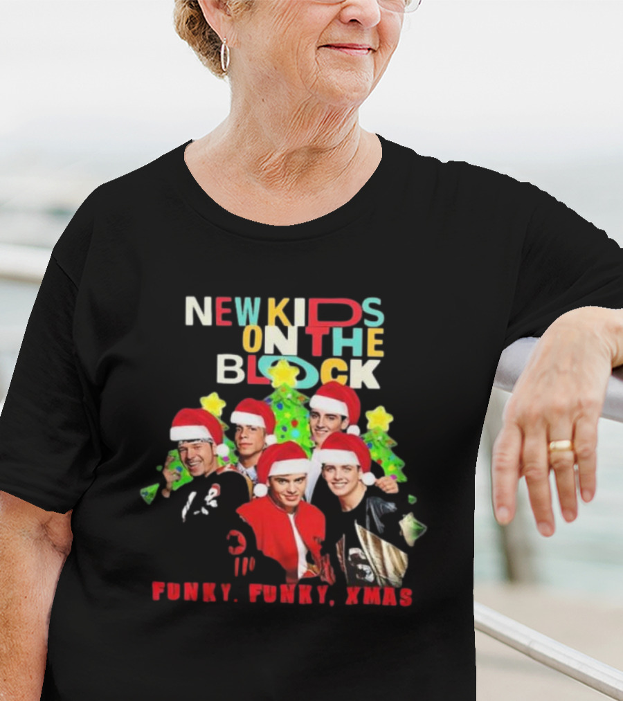 New Kids On The Block NKOTB Funky Funky Xmas Christmas T-Shirt