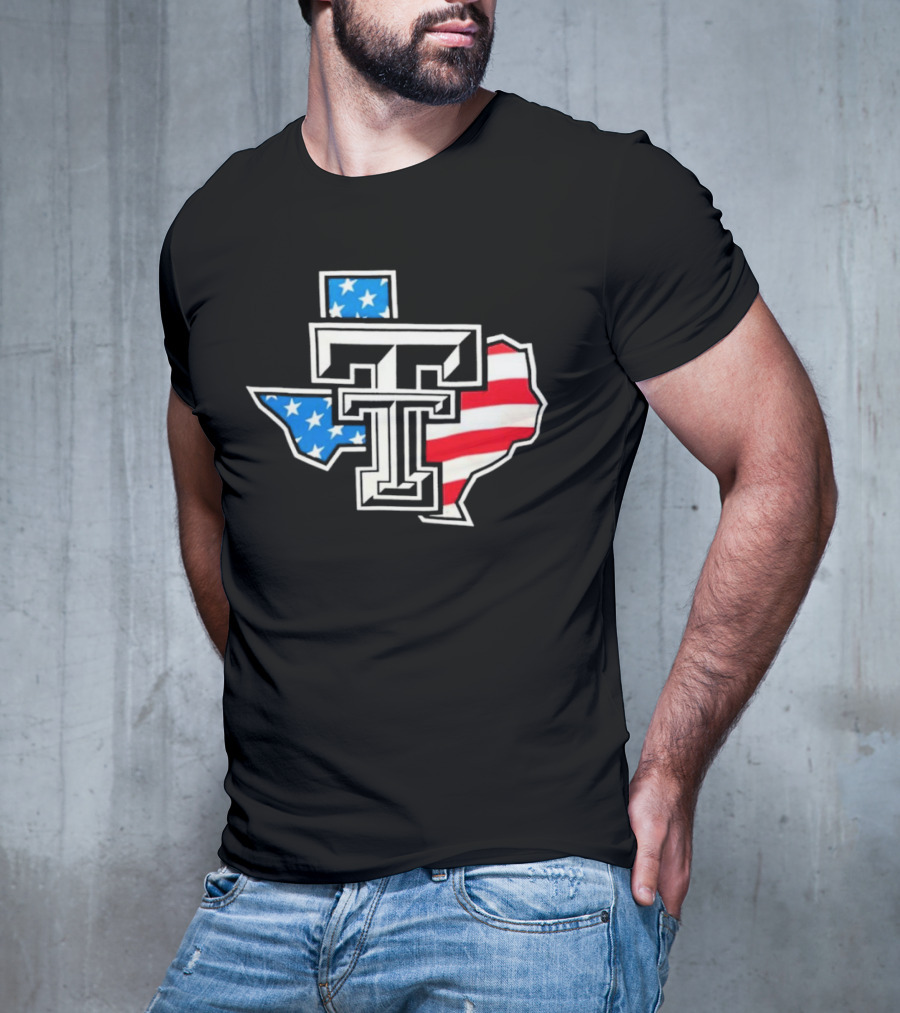 Texas Tech Red Raiders Texas America Celebrate Donation T-Shirt
