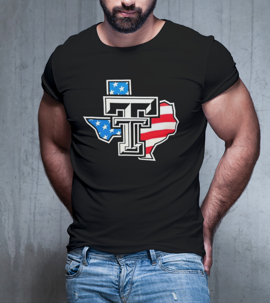 Texas Tech Red Raiders Texas America Celebrate Donation T-Shirt