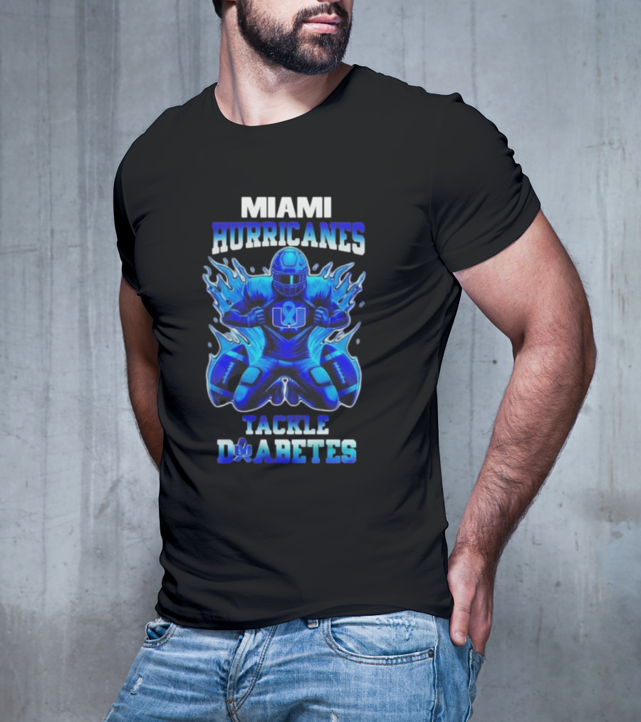 MIAMI HURRICANES TACKLE DIABETES AWARENESS NOVEMBER T-Shirt