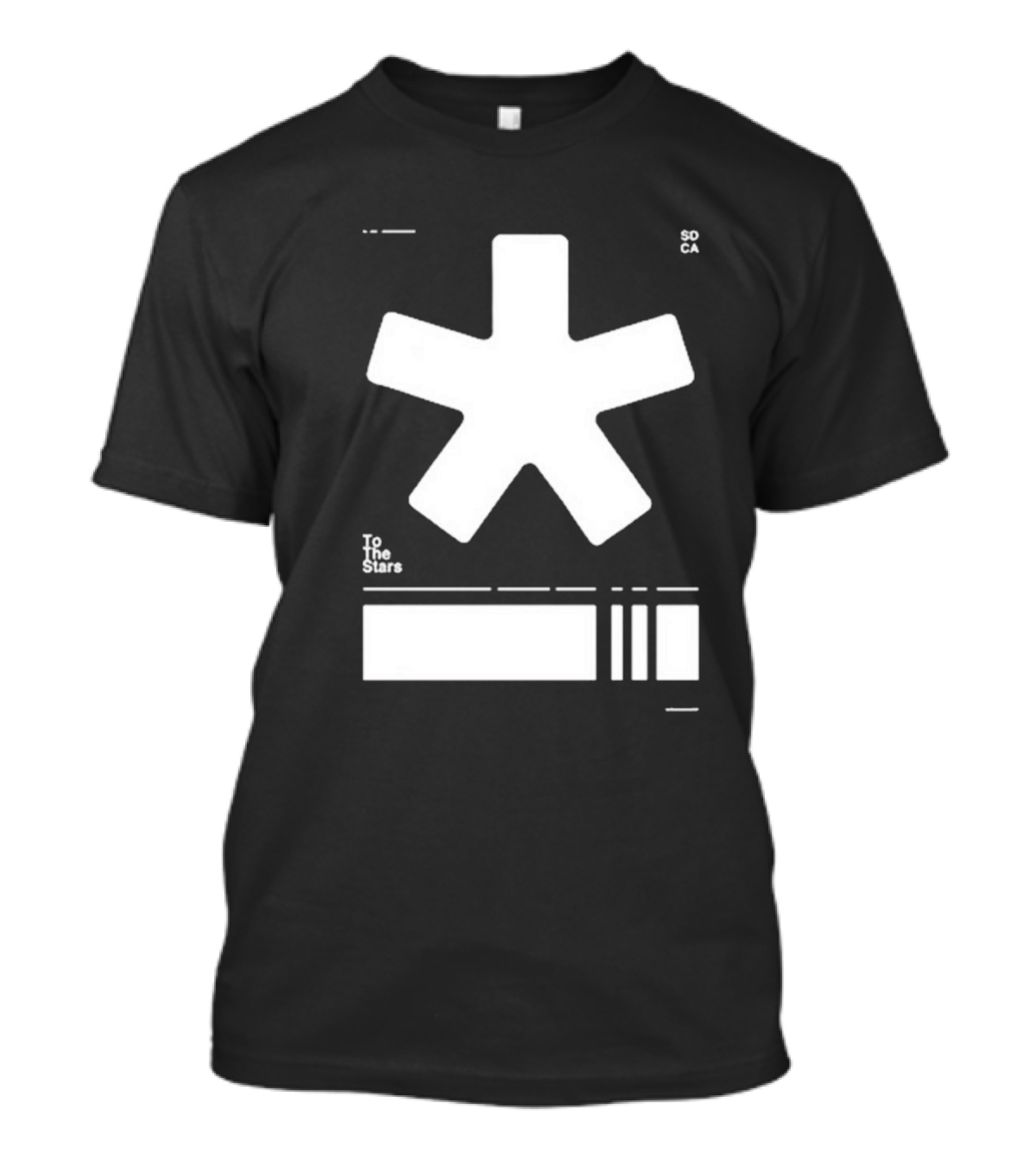 To The Stars Asterisk SOCA Barcode T-Shirt