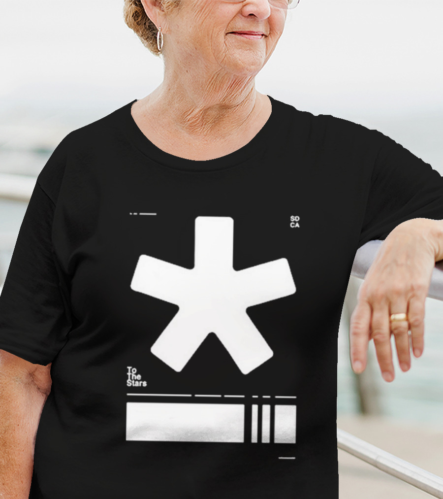 To The Stars Asterisk SOCA Barcode T-Shirt