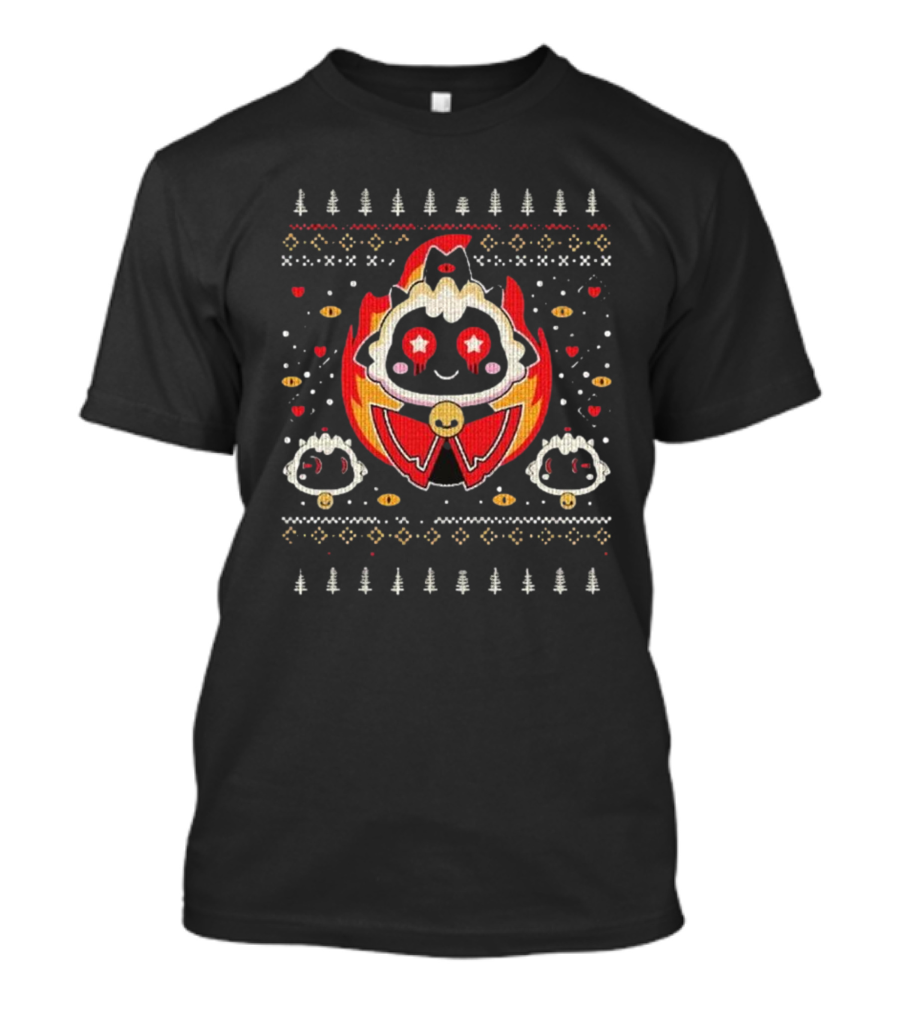Cutest Cult Of The Lamb Ugly Christmas T-Shirt