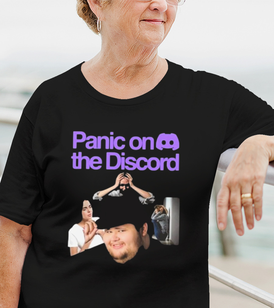 Panic On The Discord Meme Reaction Faces T-Shirt