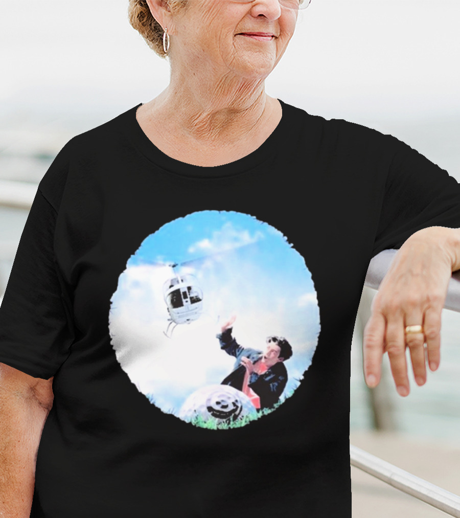 All But 6 Records Helicopter Happy Hunting T-Shirt